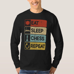 Camiseta Item de Estratégia de Reprodução do Chess Player I