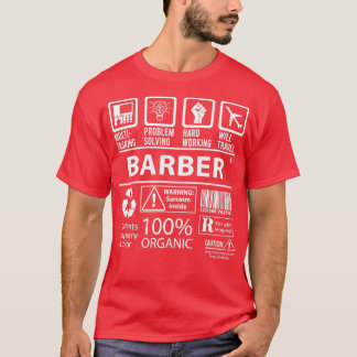 Camiseta Item de Oferta de Trabalho Certificado Multitarefa