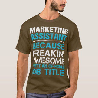 Camiseta Item de Oferta de Trabalho Incrível do Assistente