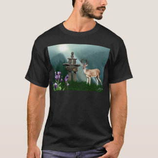 Camiseta Item de Presente de Selvagem Selvagem e Inukshuk