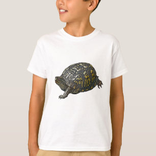 Camiseta Itens de Coordenação de Tartaruga de Caixa Orien