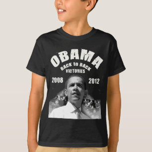 Camiseta Itens de vitória de Barack Obama de Volta para Tr