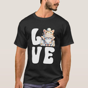 Camiseta Itens Essenciais Para Dono de Gato Com Amor de Gno