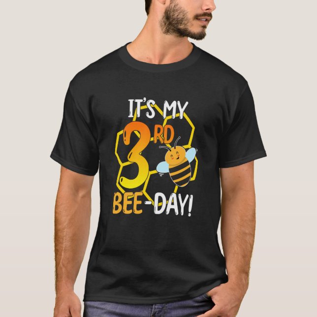 Camiseta It's 3rd Bee Day Honey Beekeeper Apiary Beekeeping (Frente)