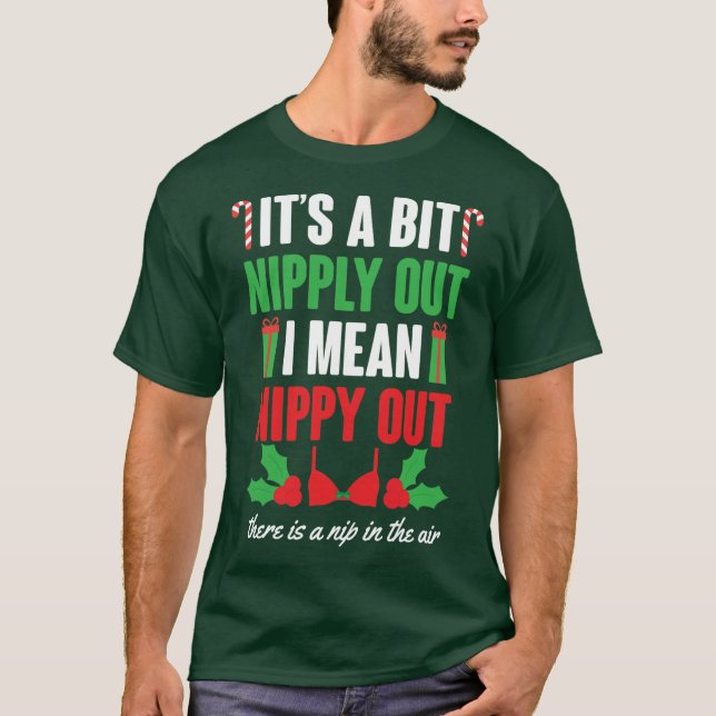 Camiseta Its A Bit Nipply Out boy (Frente)