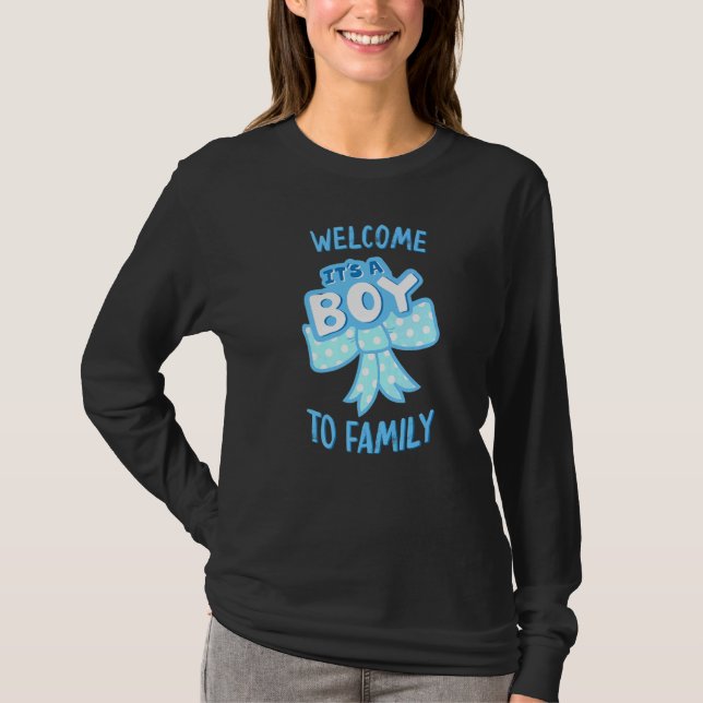 Camiseta It's A Boy  Baby Shower party  new baby (Frente)