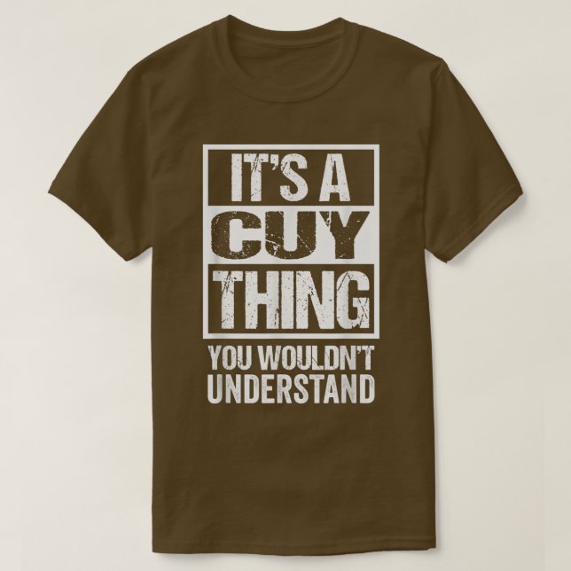 Camiseta It's A Cuy Thing You Wouldn't Understand Guinea Pi (Frente do Design)