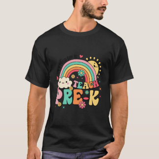 Camiseta It'S A Day To Teach Pre-K Rainbow