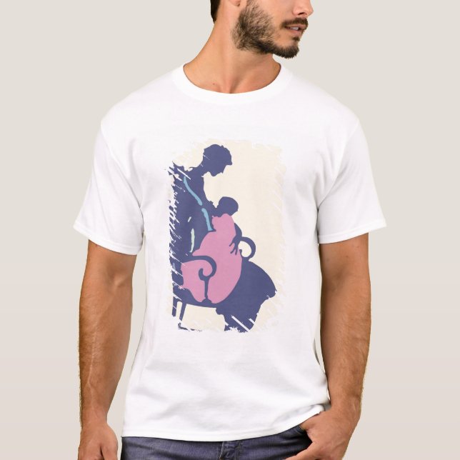 Camiseta <It's a Girl> pelo mineiro de Steve (Frente)