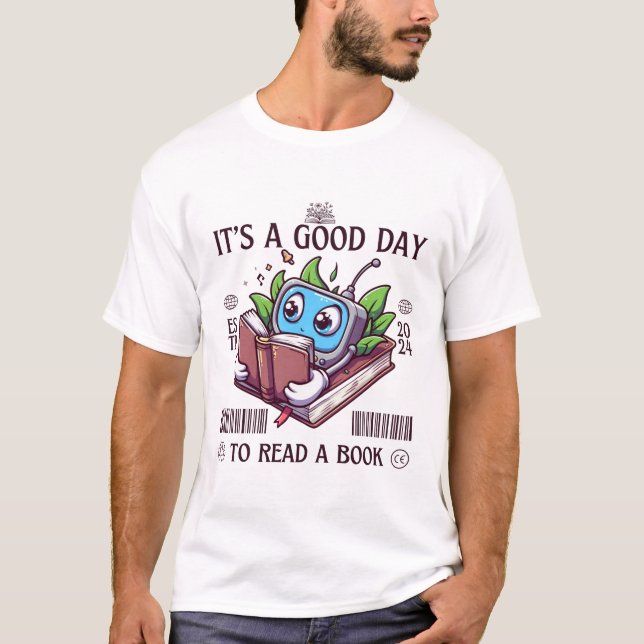Camiseta It's a good day to read a book (Frente)