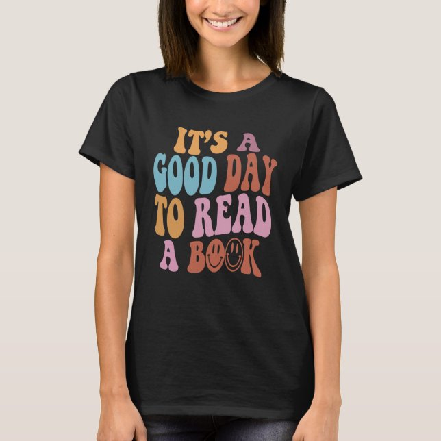 Camiseta It's a good day to read a book Trendy Books Book (Frente)