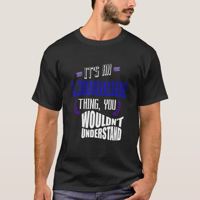 Camiseta It's a librarian thing you wouldn't understand Pro (Frente)