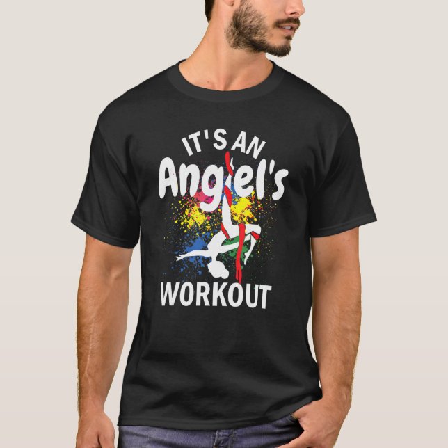 Camiseta It's An Angel's Workout Aerial Silks (Frente)