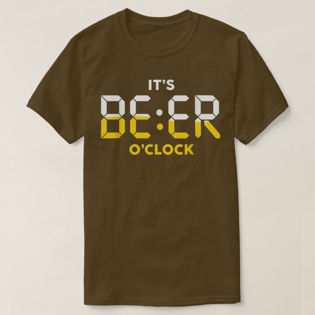Camiseta It's Beer O'Clock  (Frente do Design)