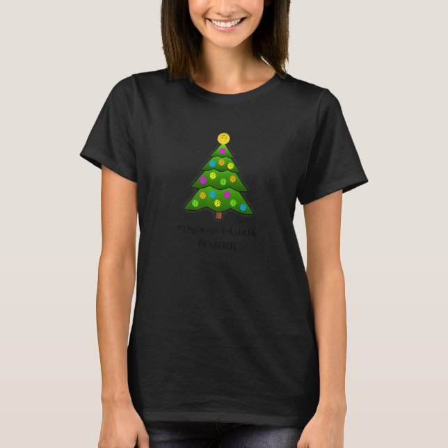 Camiseta It's Beginning to Look a Lot Like Pickleball (Frente)