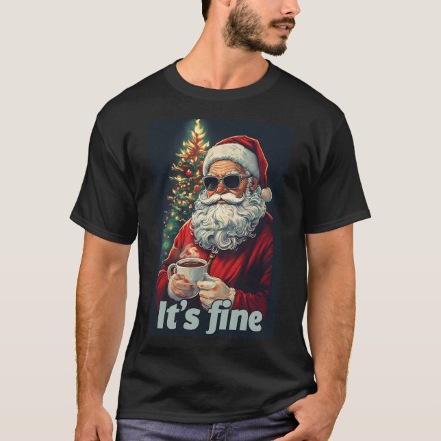 Camiseta It's fine burning tree (Frente)