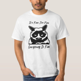 Camiseta It's Fine I'm Fine Everything Is Fine