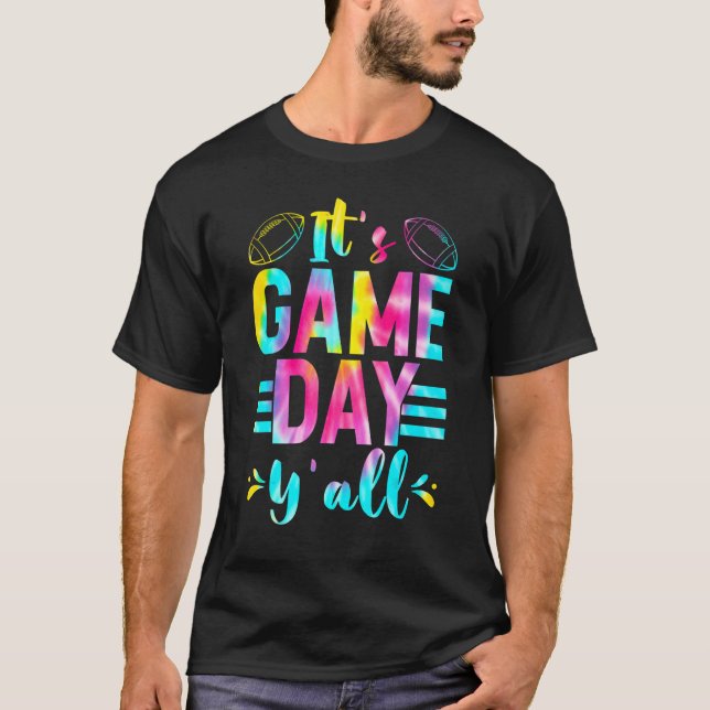 Camiseta It's Game Day Y'all  Football Game Day Football (Frente)