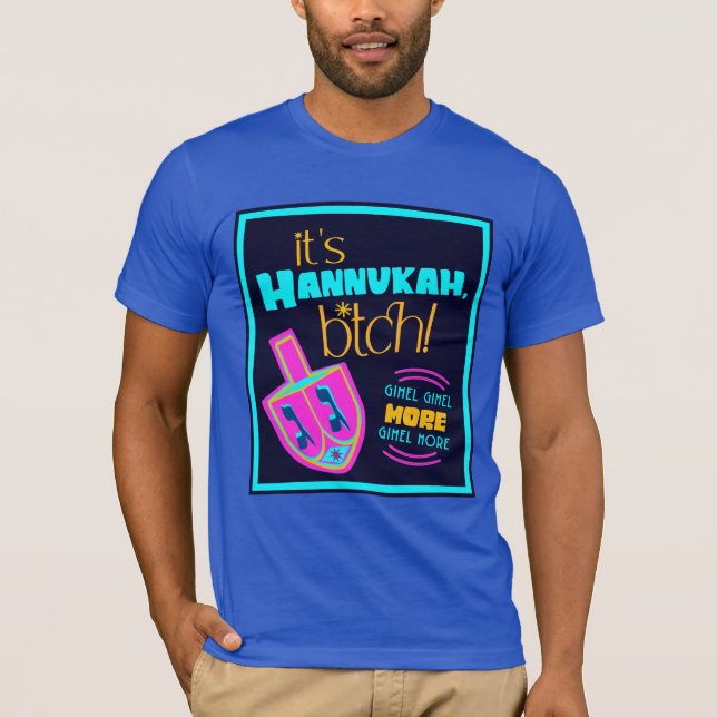 Camiseta It's Hanukkah! Gimme More Britney Gimmel More!  (Frente)