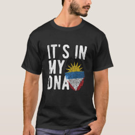 Camiseta It's in my DNA Antigua Flag Fingerprints