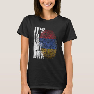 Camiseta It's In My DNA Armenian Sign Proud Pride Armenia F