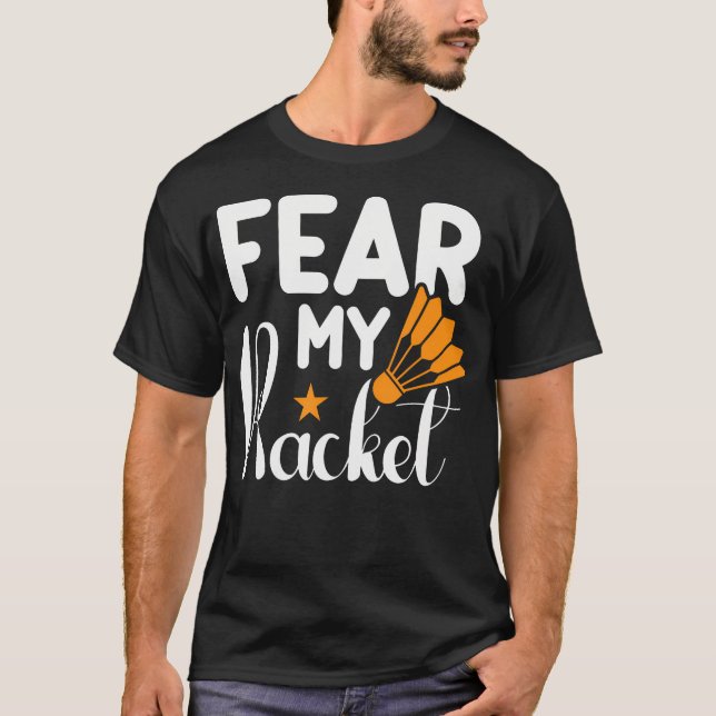 Camiseta It'S In My Dna Badminton Shuttlecock Racket Badmin (Frente)