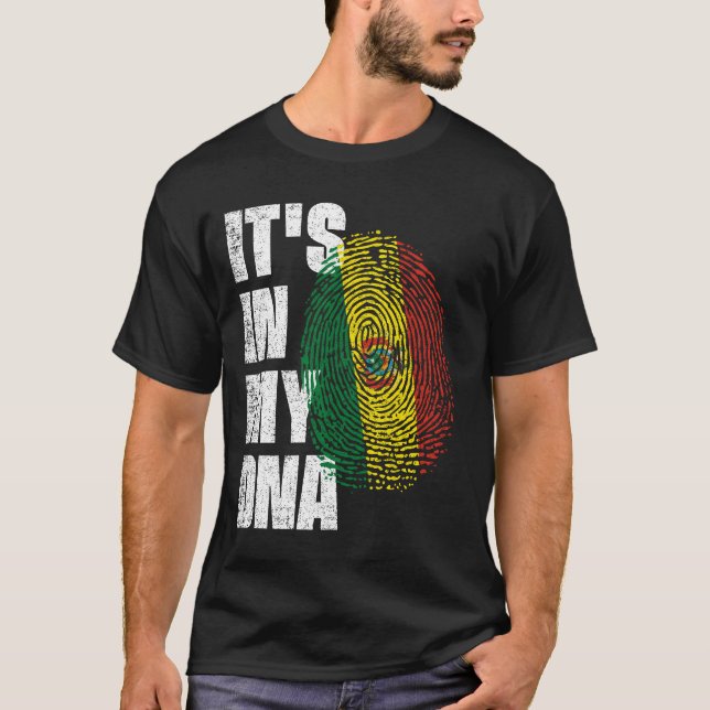 Camiseta IT'S IN MY DNA Bolivia Flag (Frente)