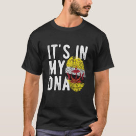 Camiseta It's in my DNA Brunei Flag Fingerprints