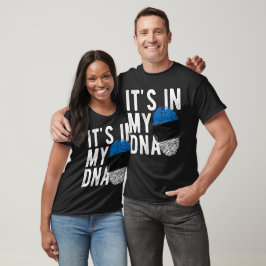 Camiseta It's in my DNA Estonia Flag Fingerprints