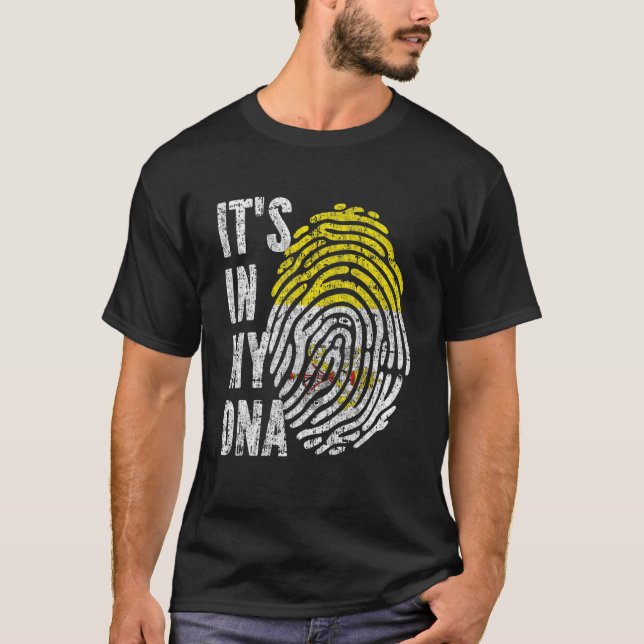 Camiseta IT's IN MY DNA Vatican City Flag Men Women Kids (Frente)