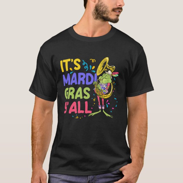Camiseta Its Mardi Gras YAll (Frente)