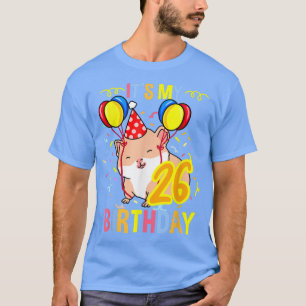 Camiseta Its My 26th Birthday Guinea Pig