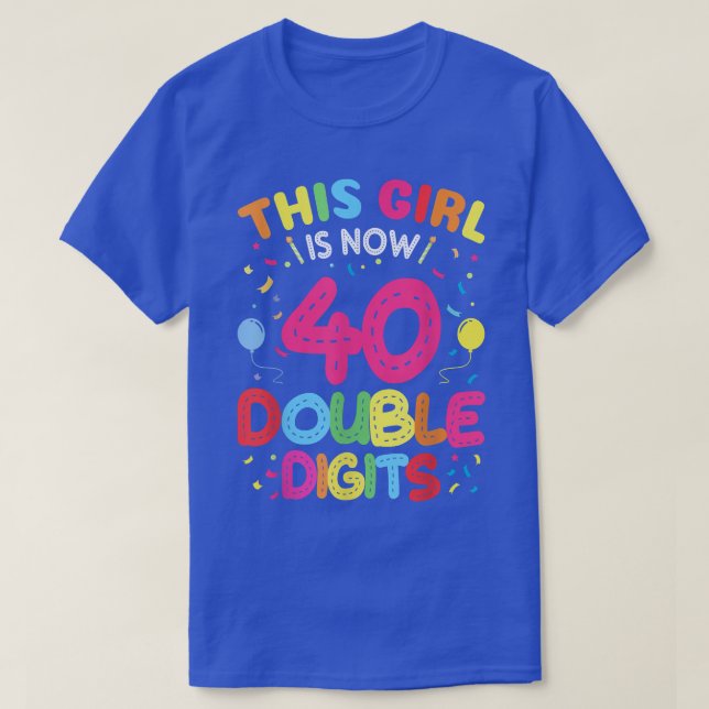 Camiseta It's My 40th Birthday 1982 This Girl Is Now 40 Yea (Frente do Design)