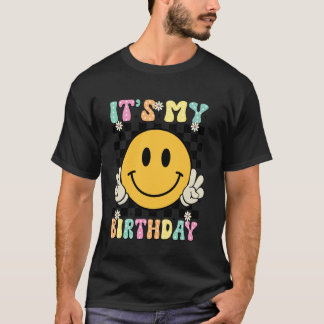 Camiseta It's My Birthday Girls Women Teens Kid Birthday Fl