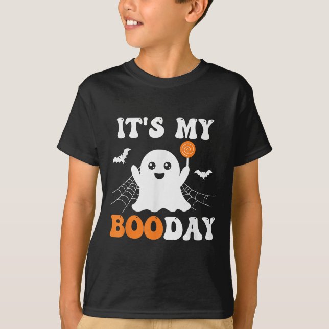 Camiseta It's My Booday Ghost Birthday  (Frente)