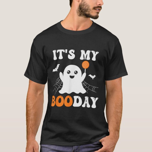 Camiseta It's My Booday Ghost Birthday  (Frente)