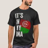 ITS NO MEU DNA Afeganistão Bandeira Orgulho das Ra