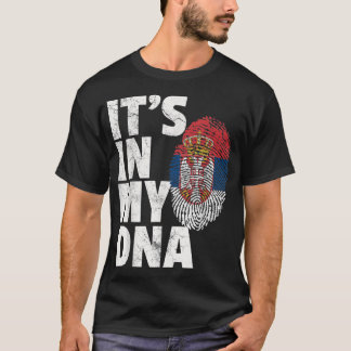 Camiseta ITS NO MEU DNA - Bandeira Sérvia Sérvia