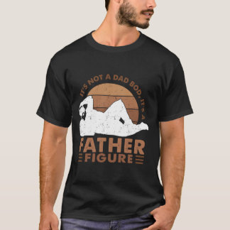 Camiseta It'S Not A Dad Bod It'S A Father Figure Black Dad