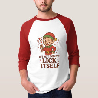 Camiseta It's Not Going to Lick Itself Raglan T-Shirt