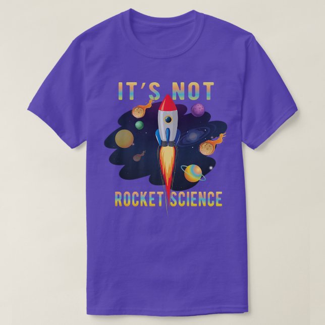 Camiseta It's Not Rocket Science Aerospace Engineering Funn (Frente do Design)