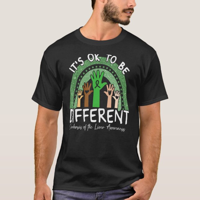 Camiseta It's Ok To Be Different Cirrhosis of the Liver Awa (Frente)