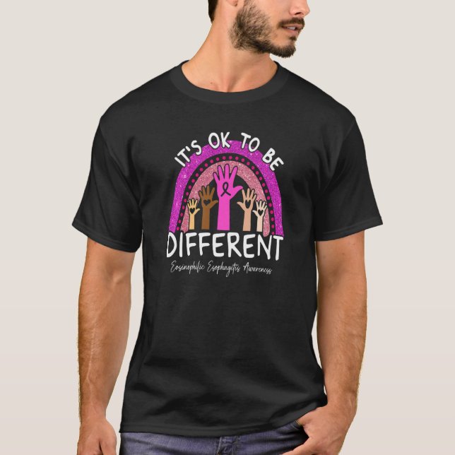 Camiseta It's Ok To Be Different Eosinophilic Esophagitis A (Frente)