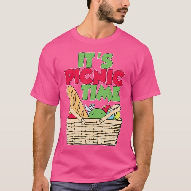 Camiseta It'S Picnic Time Family Trip Summer Vacation Campi (Frente)