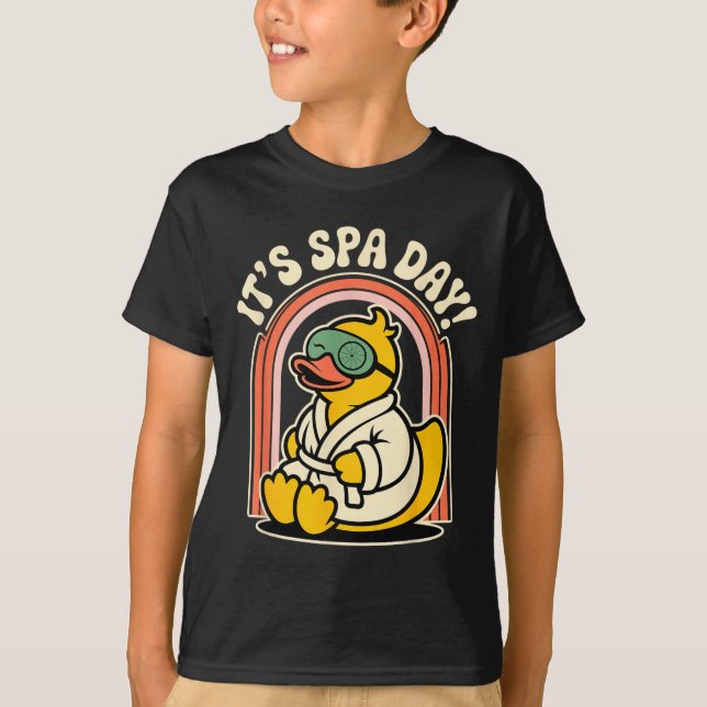 Camiseta Its Spa Day Wellness Retreat Relax Beauty Home Spa (Frente)