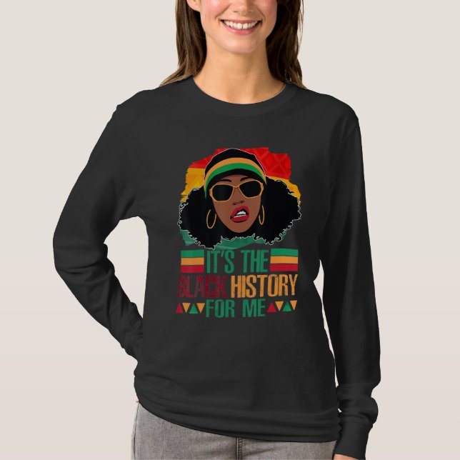 Camiseta It's The Melanin For Me Melanated Black History Mo (Frente)