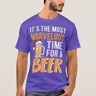 Camiseta It's The Most Marvelous Time For A Beer Christmas