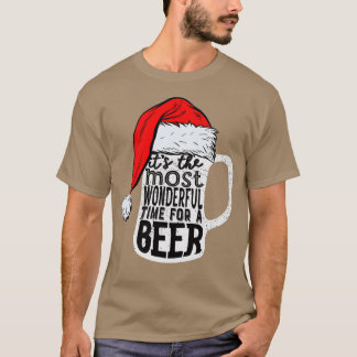 Camiseta Its The Most Wonderful Time For A Beer Christmas S