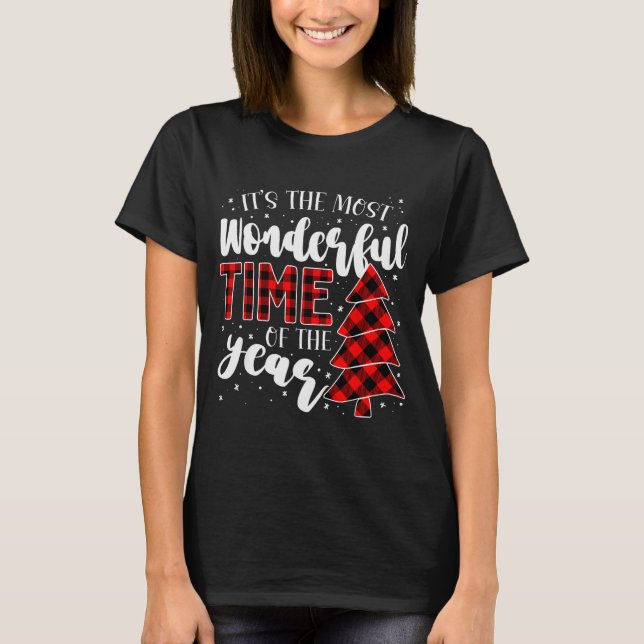 Camiseta Its The Most Wonderful Time Of The Year Christmas  (Frente)