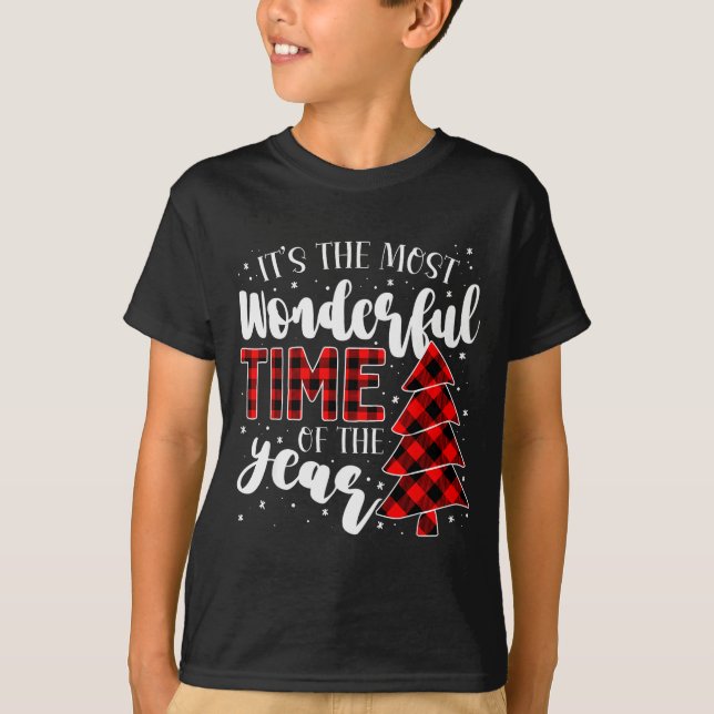 Camiseta Its The Most Wonderful Time Of The Year Christmas  (Frente)